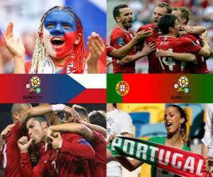 Puzzle Τσεχία - Πορτογαλία, προημιτελικούς, Euro 2012